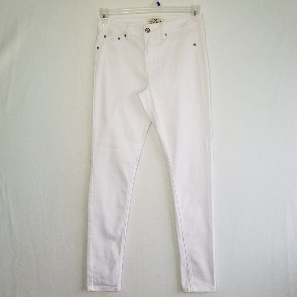 Hammer White Skinny Jeans Stretch Mid-Rise Jeggings Size 9